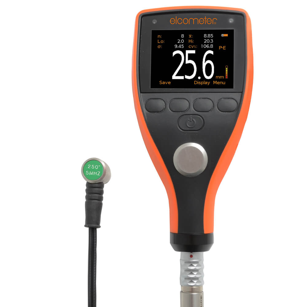 英國易高Elcometer 204 超聲波鋼鐵材料測厚儀
